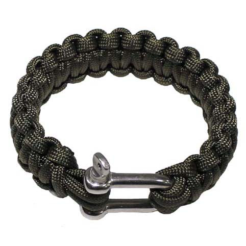 MFH narukvica paracord metalna kopča, maslinasto zelena