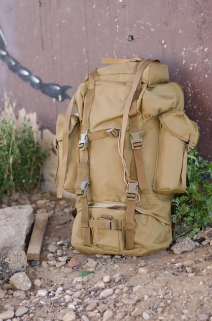 MFH BW ruksak nepromočivi Coyote uzorak, 65L