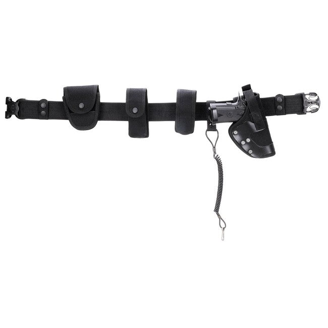 MFH Security nylon remen, crni, 8-dijelni, PP umetak