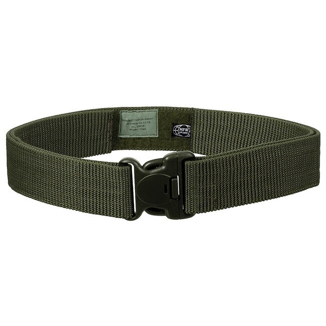 MFH Enforcement remen, OD green, cca 5,5 cm