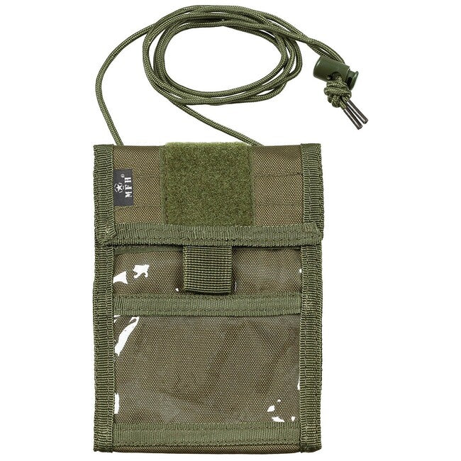 MFH novčanik na vrat s uzicom, OD zeleni