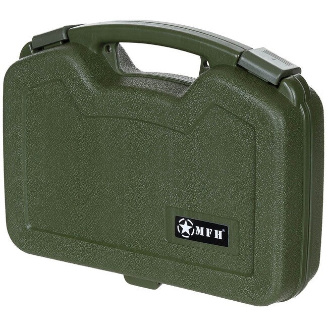 MFH pištoljski kofer plastični zaključavajući veliki, OD green