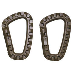 MFH karabiner plastični 2 kom, coyote