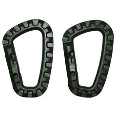 MFH karabiner plastični 2 kom, maslinasto zelen