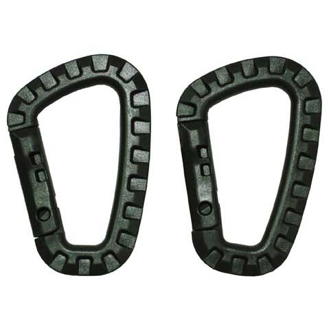 MFH karabiner plastični 2 kom, maslinasto zelen