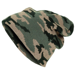 MFH Beanie pletena kapa, Woodland
