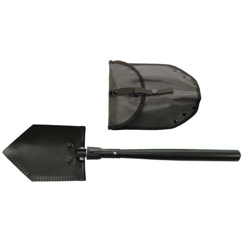 MFH vojnička lopata s drvenom ručkom, maslinasto zelena, 62cm