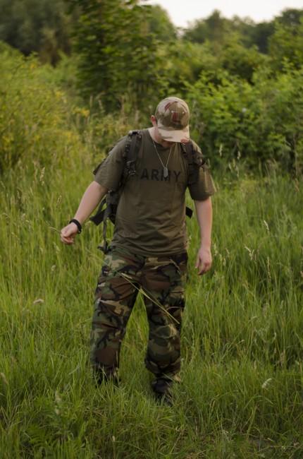 MFH BDU hlače muške Rip-Stop, woodland