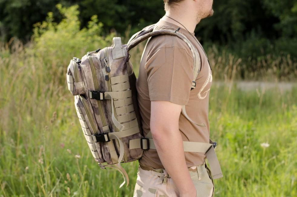 MFH US assault ruksak HDT camo, 30L