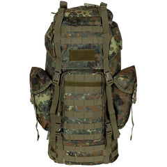 MFH MOLLE ruksak 65L, aluminijska šipka, BW camo