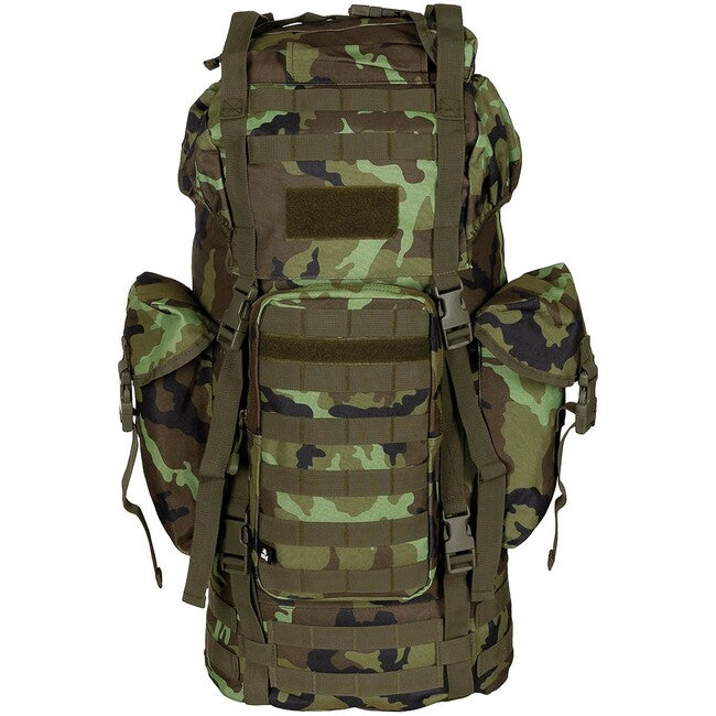 MFH MOLLE 65L ruksak, aluminijska šipka, M95 CZ camo
