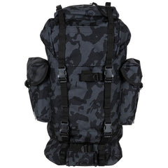 MFH ruksak MOLLE 65L, aluminijska šipka, night-camo