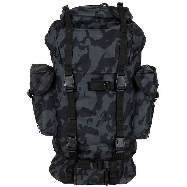 MFH ruksak MOLLE 65L, aluminijska šipka, night-camo