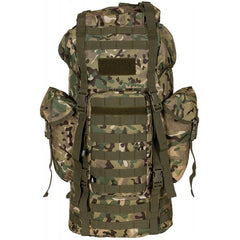 MFH MOLLE ruksak 65L, aluminijska šipka, op.-camo