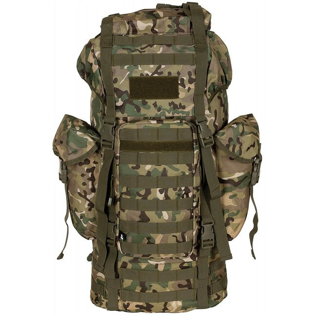 MFH MOLLE ruksak 65L, aluminijska šipka, op.-camo