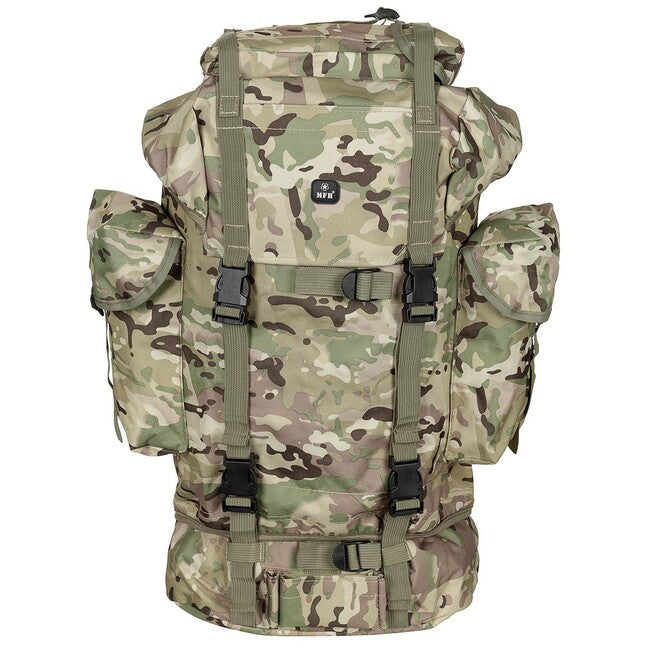 MFH MOLLE ruksak 65L, aluminijska šipka, op.-camo
