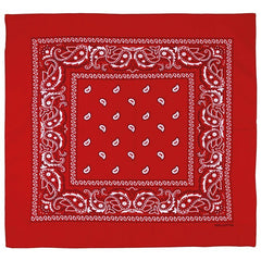 MFH bandana pamuk, crveno-bijela, cca 55 x 55 cm