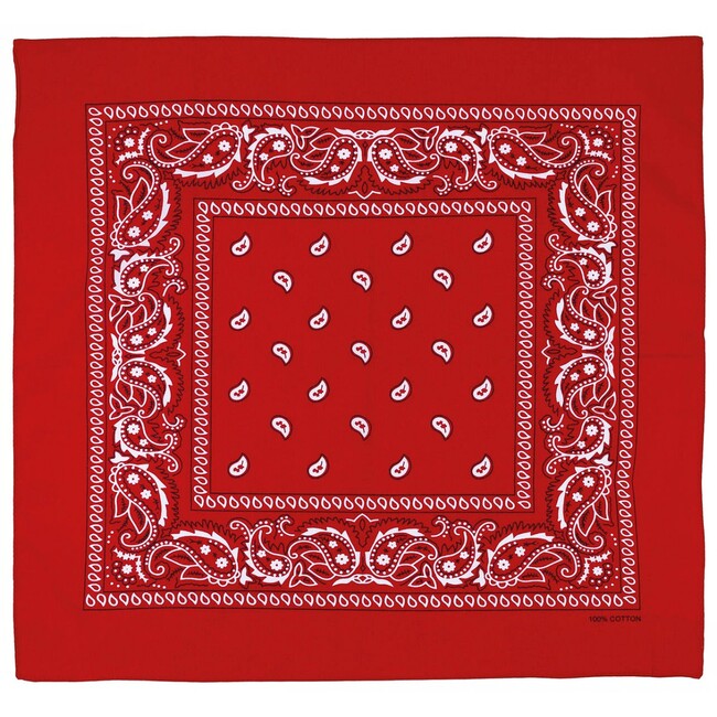 MFH bandana pamuk, crveno-bijela, cca 55 x 55 cm