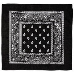 MFH bandana pamuk, crno-bijela, cca 55 x 55 cm