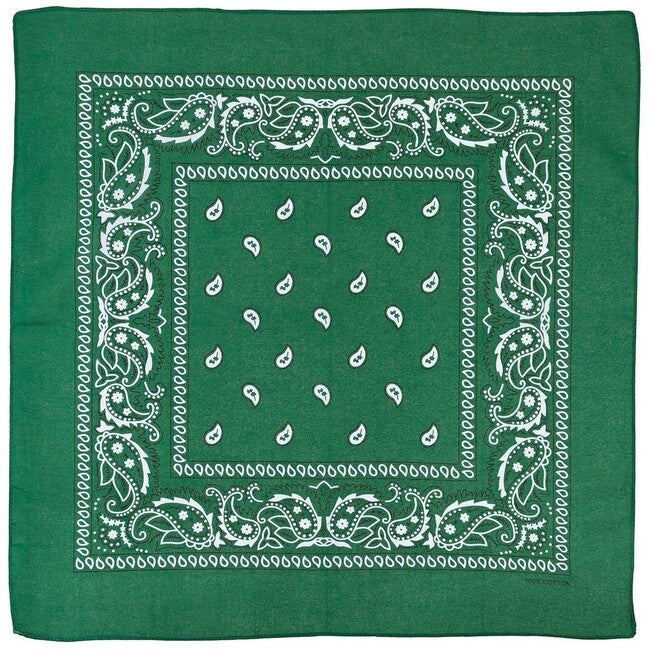 MFH bandana pamuk, OD green-black, cca 55 x 55 cm