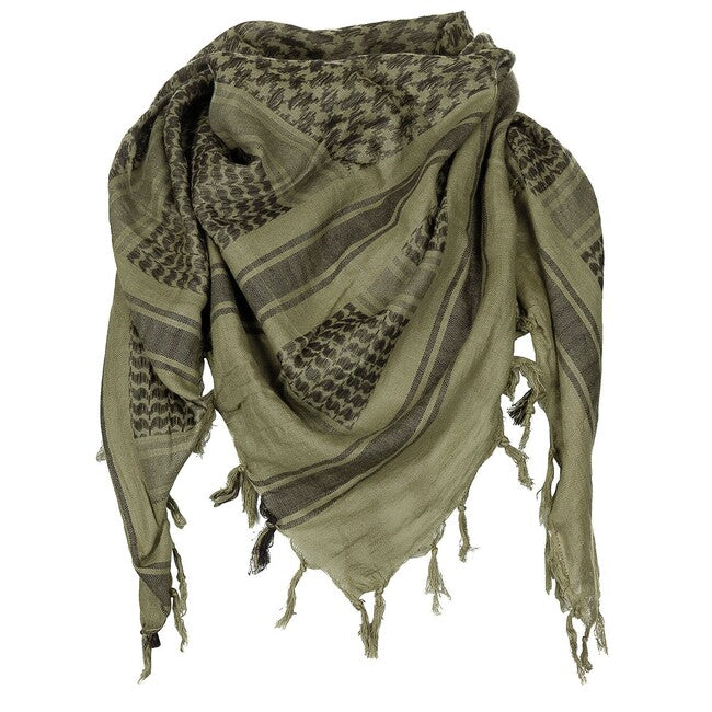 MFH Shemagh bandana super meka, OD zeleno-crna