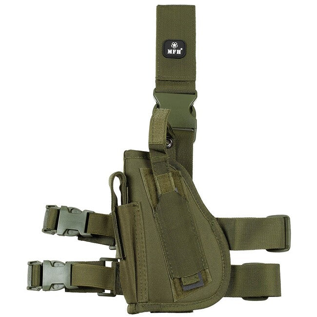 MFH lijeva futrola za oružje za bedro, OD green