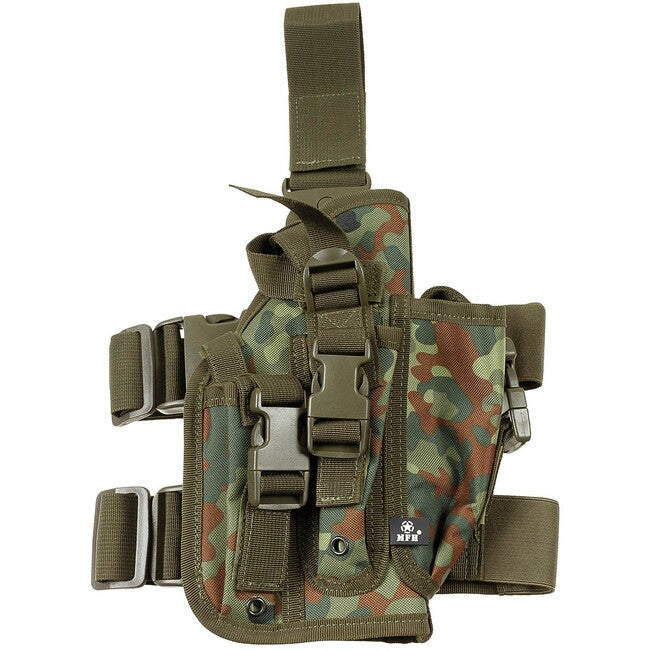 MFH MOLLE desna futrola za oružje za bedro, BW camo
