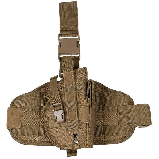 MFH MOLLE desna futrola za oružje za bedro, coyote tan