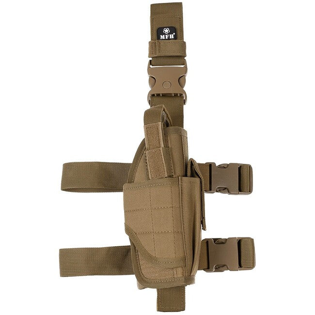 MFH MOLLE desna futrola za oružje za bedro, coyote tan