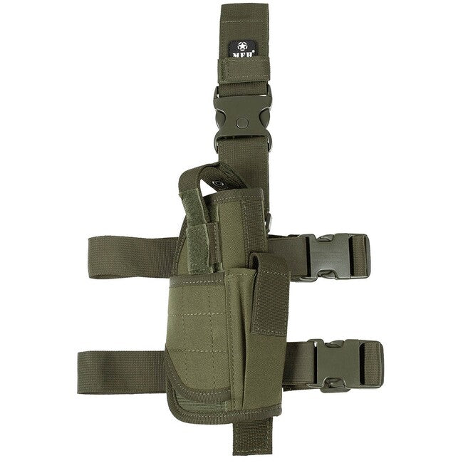 MFH MOLLE desna futrola za oružje za bedro, OD green