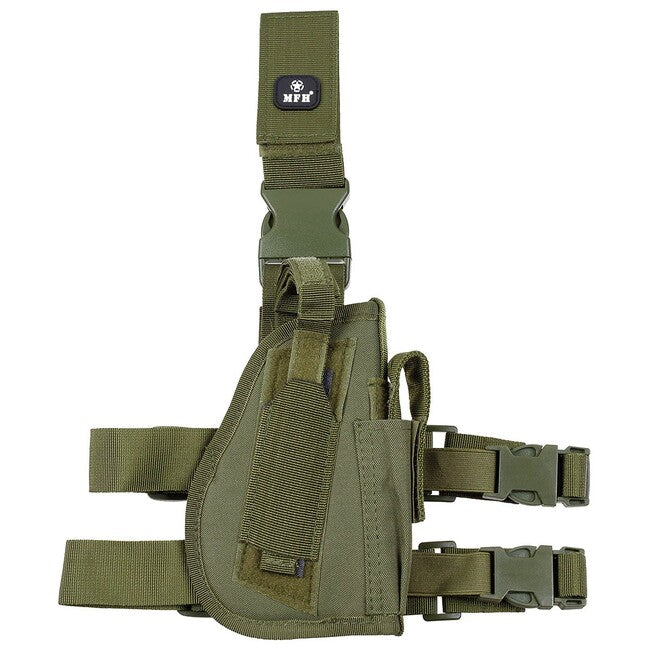 MFH futrola za oružje za bedro, desna, OD green