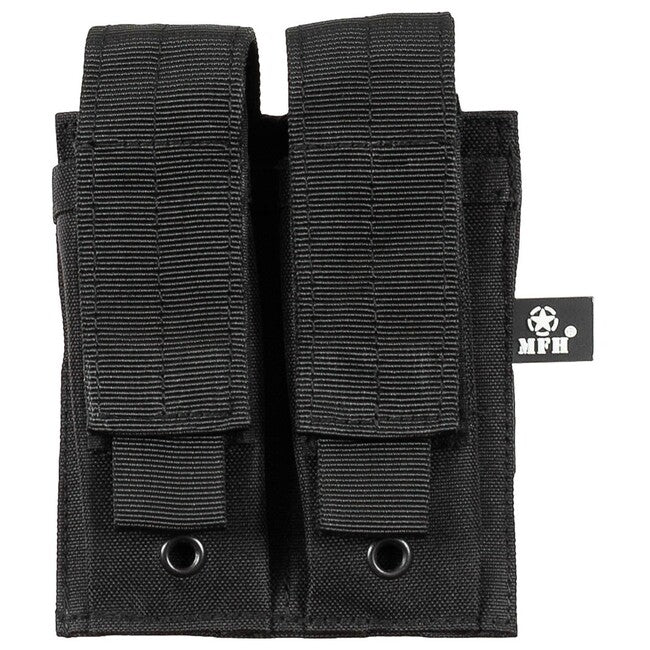 MFH double MOLLE torba, crna
