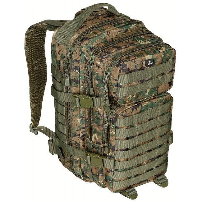 MFH US assault ruksak 30L, Digital woodland