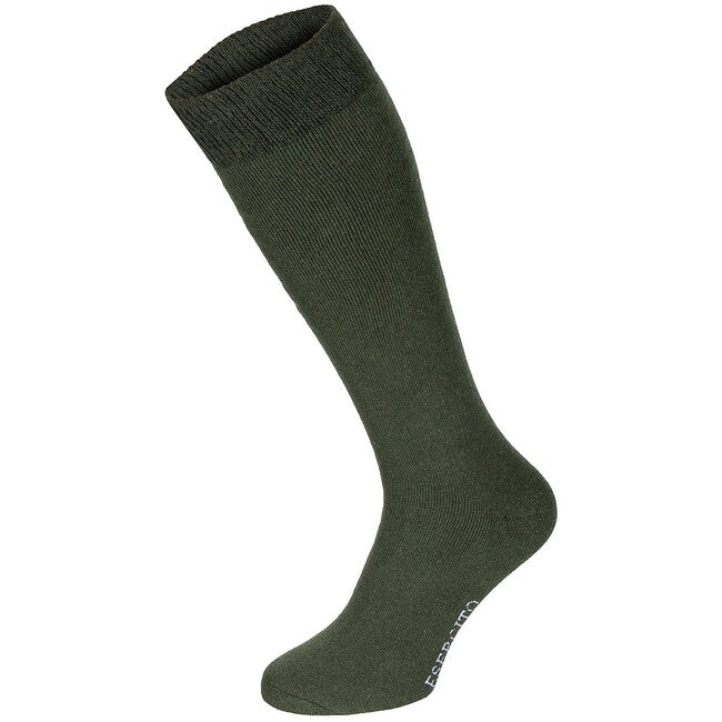MFH duge zimske čarape "Esercito", OD green, 3-pack