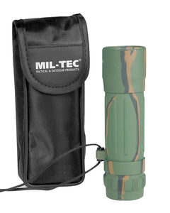 Mil-Tec 10x25 monokular, woodland