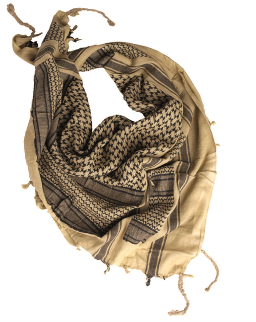 Mil-Tec arafatka, khaki - crna, 110 x 110cm