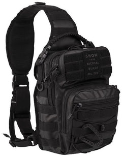 Mil-Tec Tactical ruksak s jednom naramenicom, crni, 10L