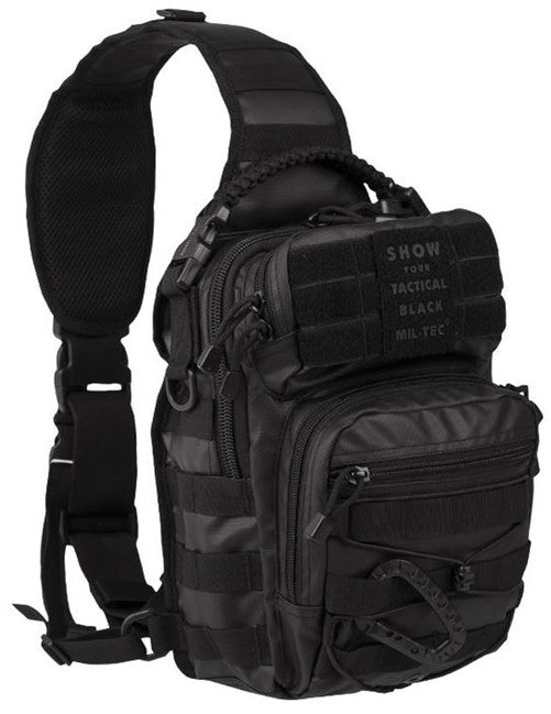Mil-Tec Tactical ruksak s jednom naramenicom, crni, 10L