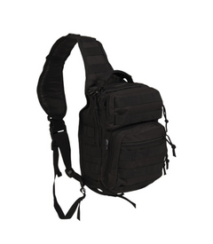 Mil-Tec Assault small ruksak s jednom naramenicom, crni 10L