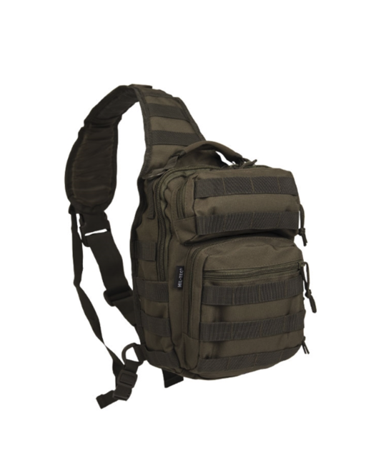 Mil-Tec Assault small jednopopruhni ruksak, maslinasto zelen, 10L