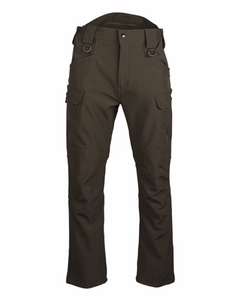 Mil-Tec Assault podstavljene softshell hlače, maslinasto zelene