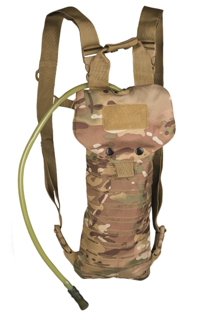 Mil-Tec laser cut hidracijski ruksak 2.5l, multitarn