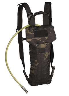 Mil-Tec laser cut hidracijski ruksak 2.5l, multitarn black