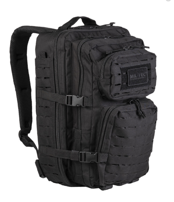 Mil-Tec US Assault Large ruksak Laser Cut, crn, 36L