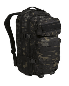 Mil-Tec US Assault Small Laser Cut ruksak, multitarn black, 20L