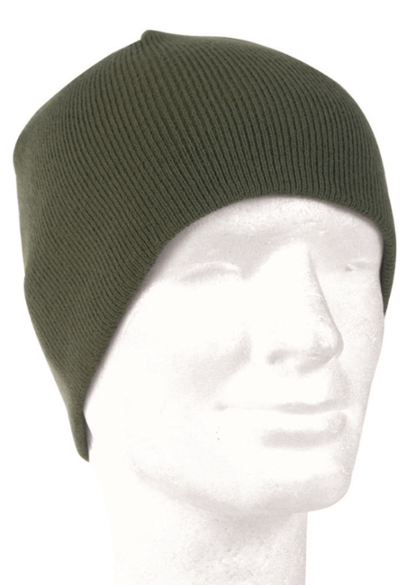 Mil-Tec pletena kapa Beanie, maslinasto zelena