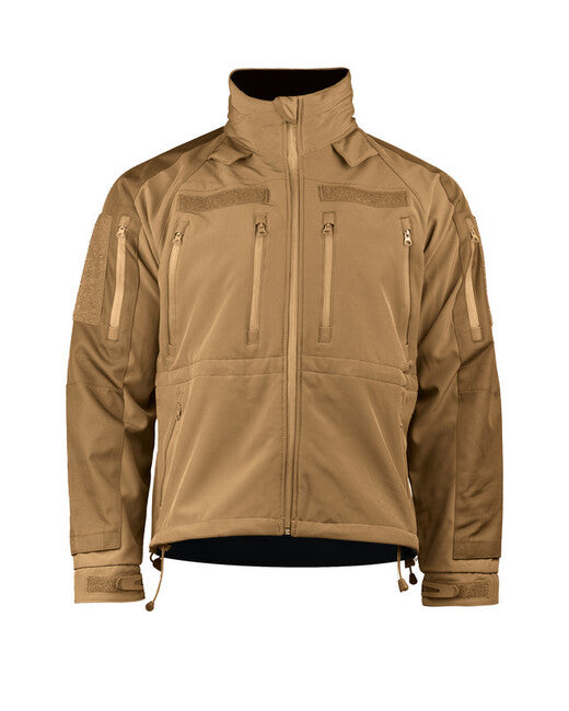 Mil-Tec SOFTSHELL PLUS jakna, coyote brown