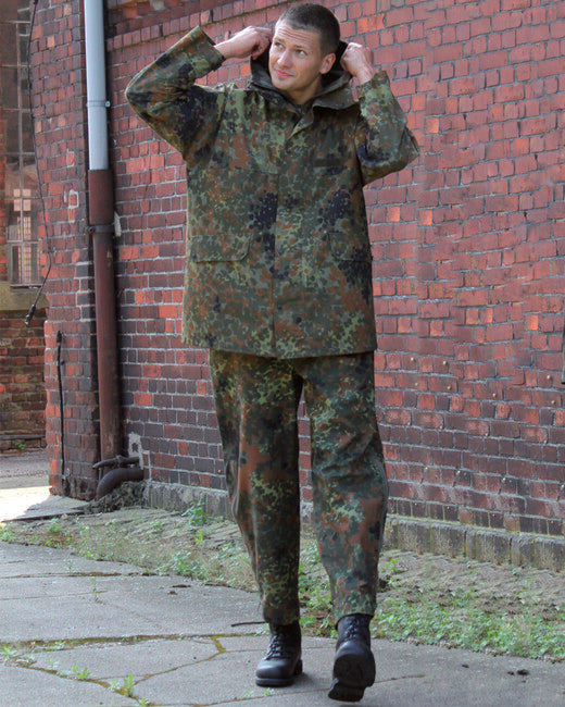 Mil-Tec BW 3-slojna jakna za vlažno vrijeme repro, flecktarn