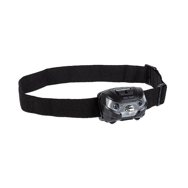 Mil-Tec LED naglavna svjetiljka CREE XPE, crna