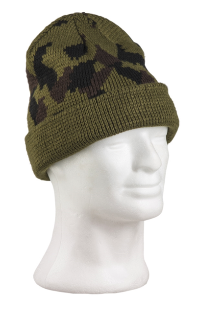Mil-Tec pletena kapa, woodland